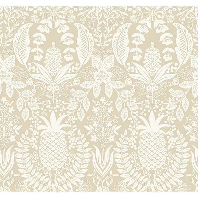 York Wallpaper RF7485 Pineapple Damask