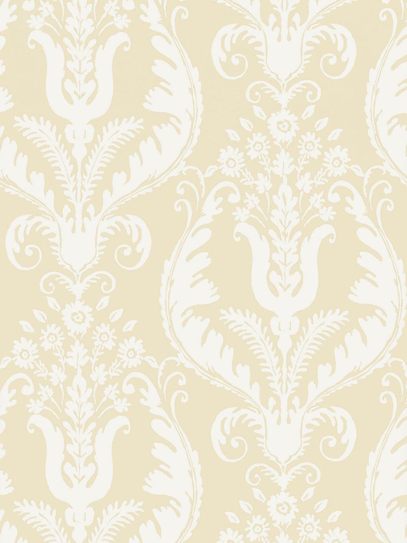 Scalamandre Wallpaper SC 0001WP88376 Primavera Alabaster