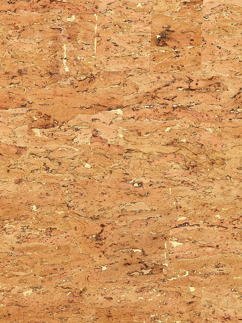 Scalamandre Wallpaper SC 0002WP88345 Cork Glimmer Natural & Gold