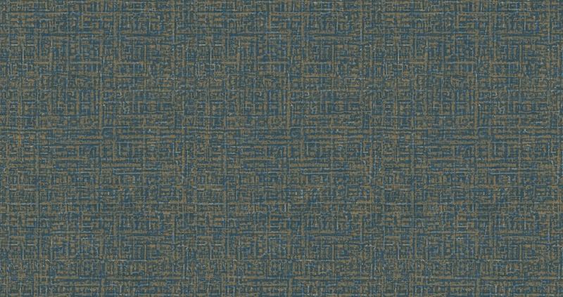 Scalamandre Wallpaper SC 0002WP88502 Chieti Blue Walnut