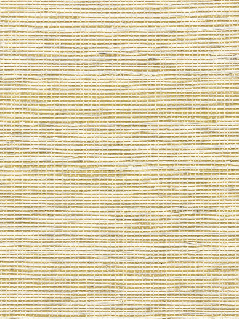 Scalamandre Wallpaper SC 0005G1194 Sisal Metallic Gold Pearl