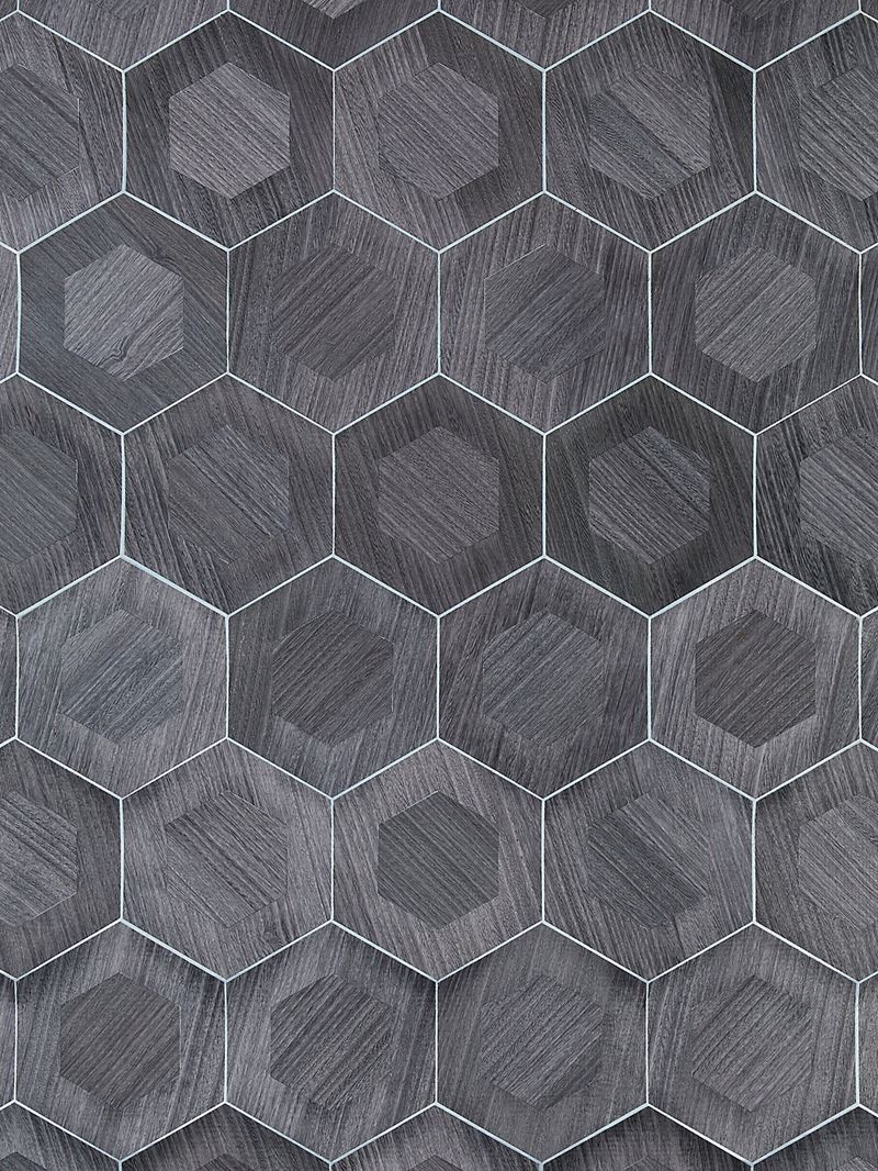 Scalamandre Wallpaper SC 0005WP88476 Hexad Granite