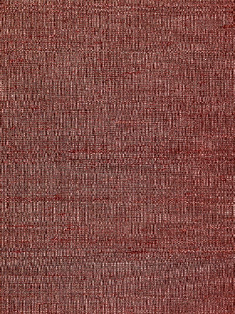 Scalamandre Wallpaper SC 0014WP88358 Lyra Silk Weave Cinnabar