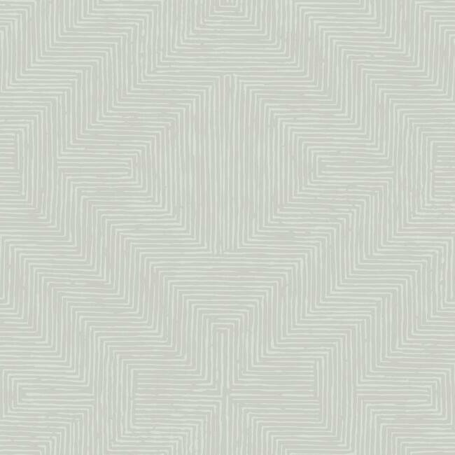 Diamond Channel Wallpaper - Grey - York Wallcoverings - TL1992