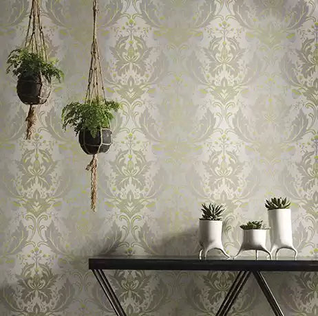Durbar Viceroy Blue/Lilac/Gilver - Matthew Williamson - W6954-05 Wallcovering