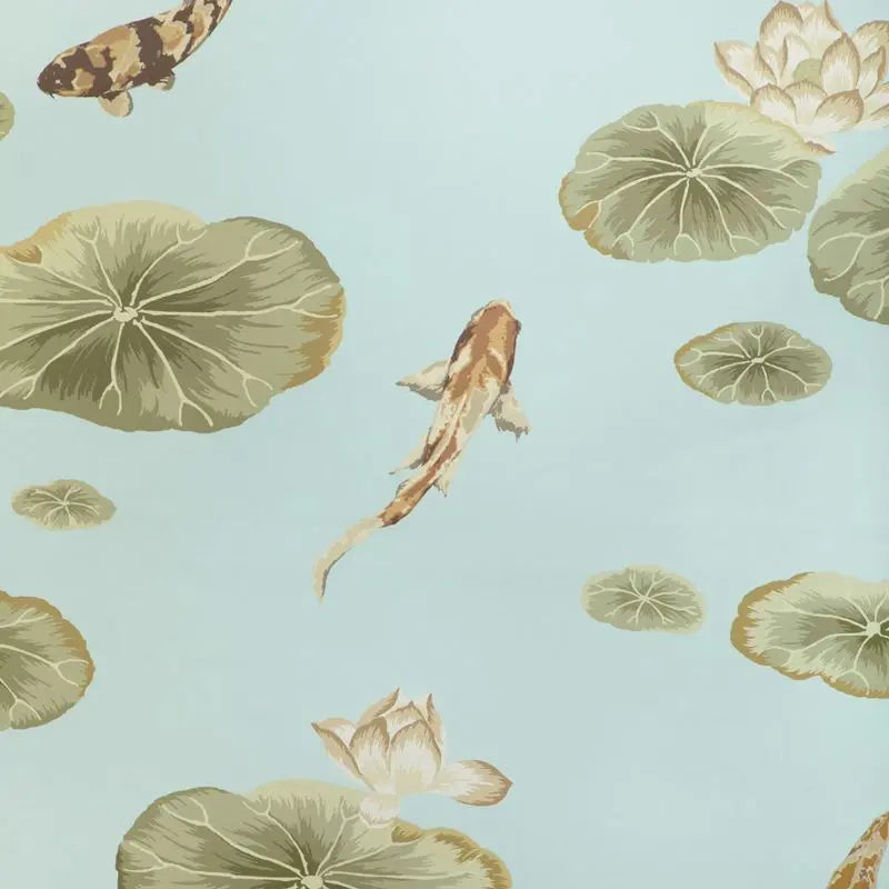 Kravet Couture Wallpaper W4146.316 Lotus Pond Wp Freshwater