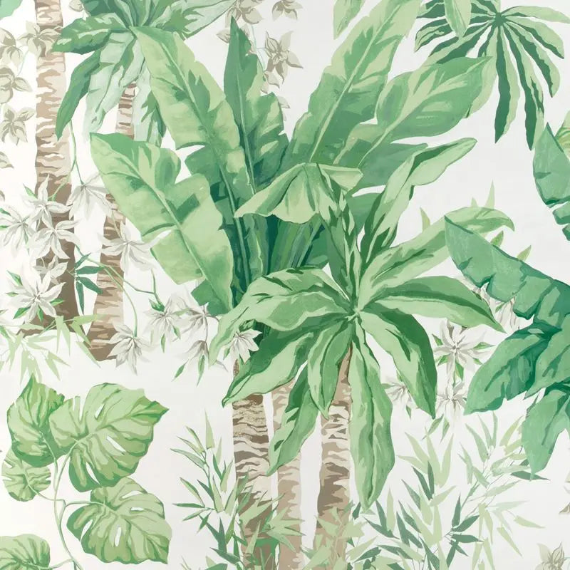 Kravet Couture Wallpaper W4148.311 Junglewood Pnl Verde