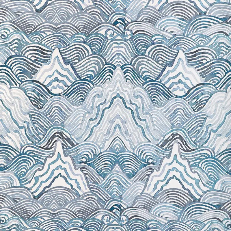 Kravet Couture Wallpaper W4150.550 Shangri La Wp Indigo