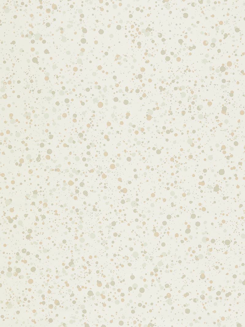 Scalamandre Wallpaper WHN000AP0153 Spatter Beige On White