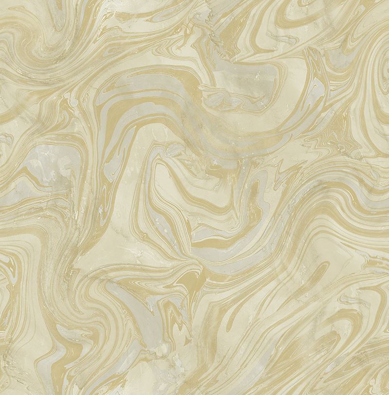 Scalamandre Wallpaper WMAST050910 Petra Custard