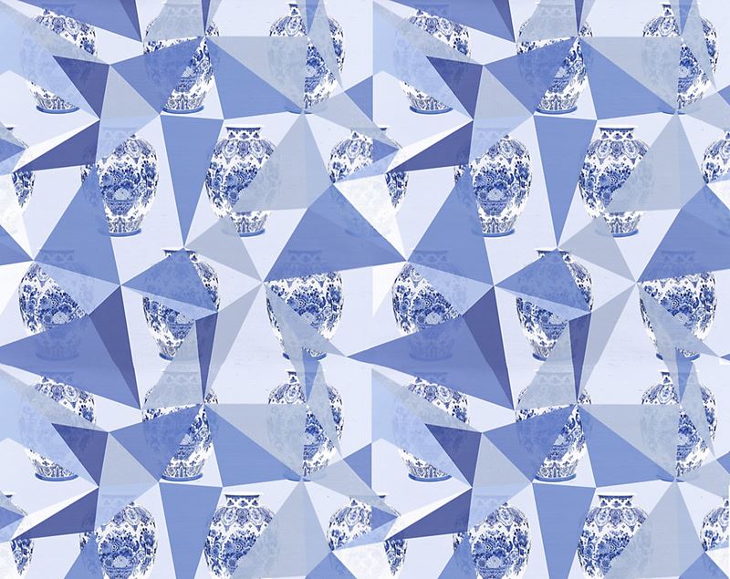 Scalamandre Wallpaper WNM0002ELEM Elements Blue