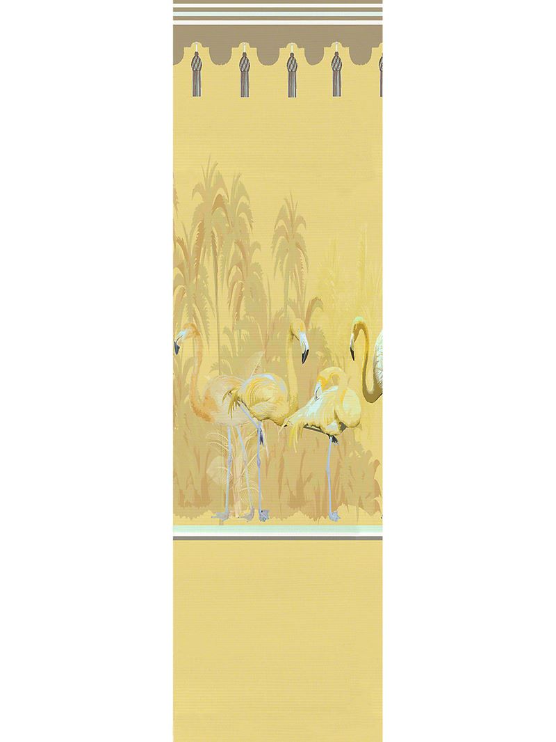Scalamandre Wallpaper WNM0003PSLP Palm Springs Dyptich Golden - Left Panel