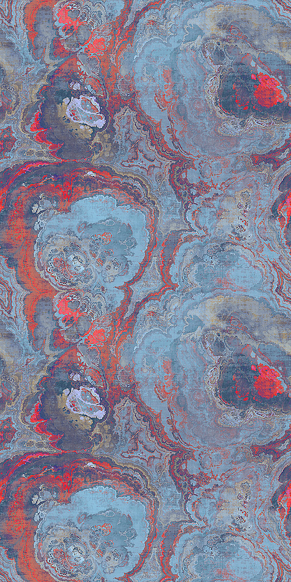 Scalamandre Wallpaper WNM1027AGAT Agate Lava
