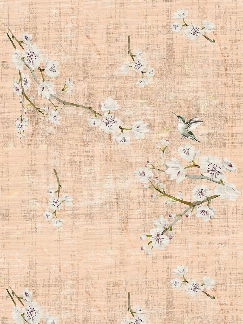 Scalamandre Wallpaper WNM1057BLOS Blossom Fantasia Romance