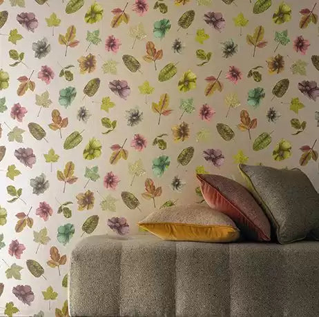 Enchanted Gardens Woodland Multi/Ivory - Osborne & Little - W7020-04 Wallcovering