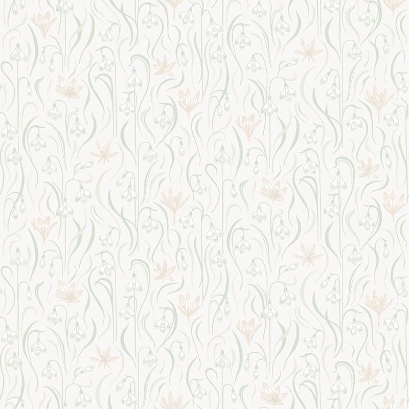 Scalamandre Wallpaper WSB00010157 Signe Spring Green