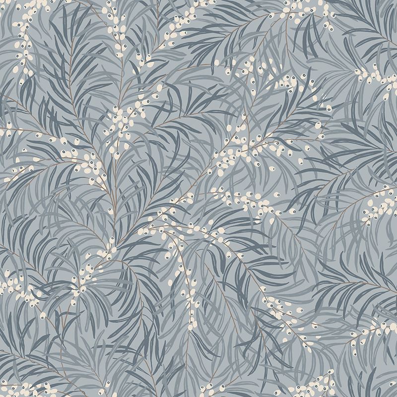 Scalamandre Wallpaper WSB0004IDUN Idun Misty Blue