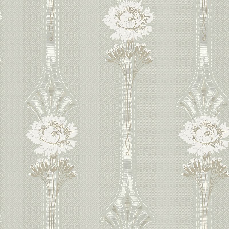 Scalamandre Wallpaper WSB00180811 Margareta Garden Green