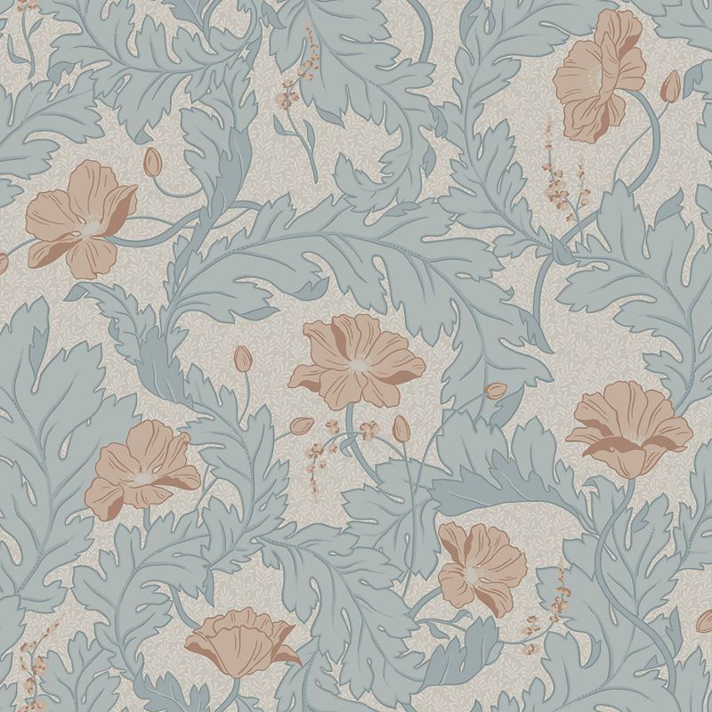 Scalamandre Wallpaper WSB00260830 Charlotta Sky Blue