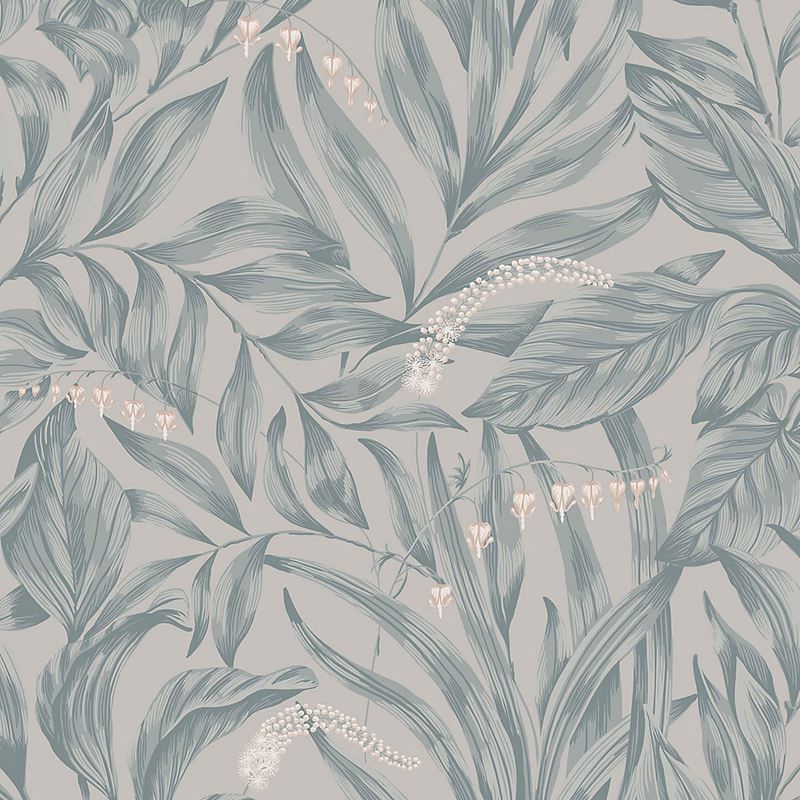 Scalamandre Wallpaper WSB00260837 Elin Misty Blue