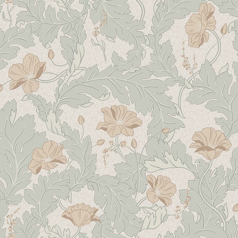 Scalamandre Wallpaper WSB00280830 Charlotta Spring Green