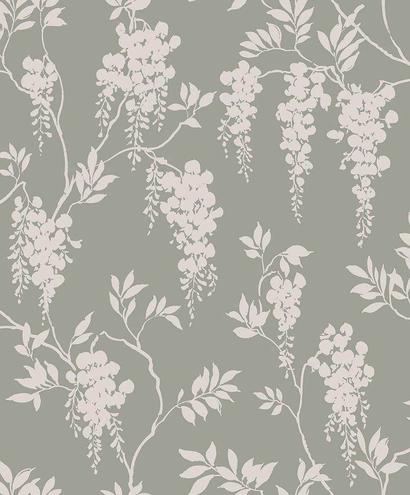 Scalamandre Wallpaper WSB00280833 Hedvig Garden Green