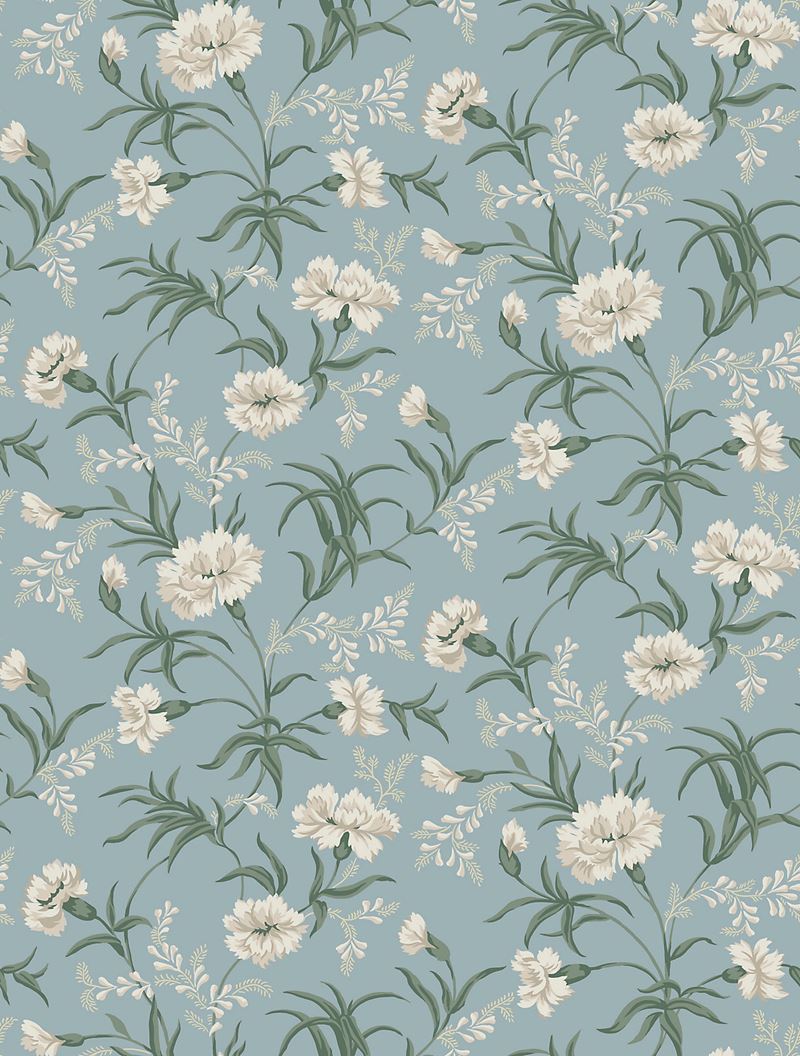 Scalamandre Wallpaper WSB00370832 Emilie Sky Blue