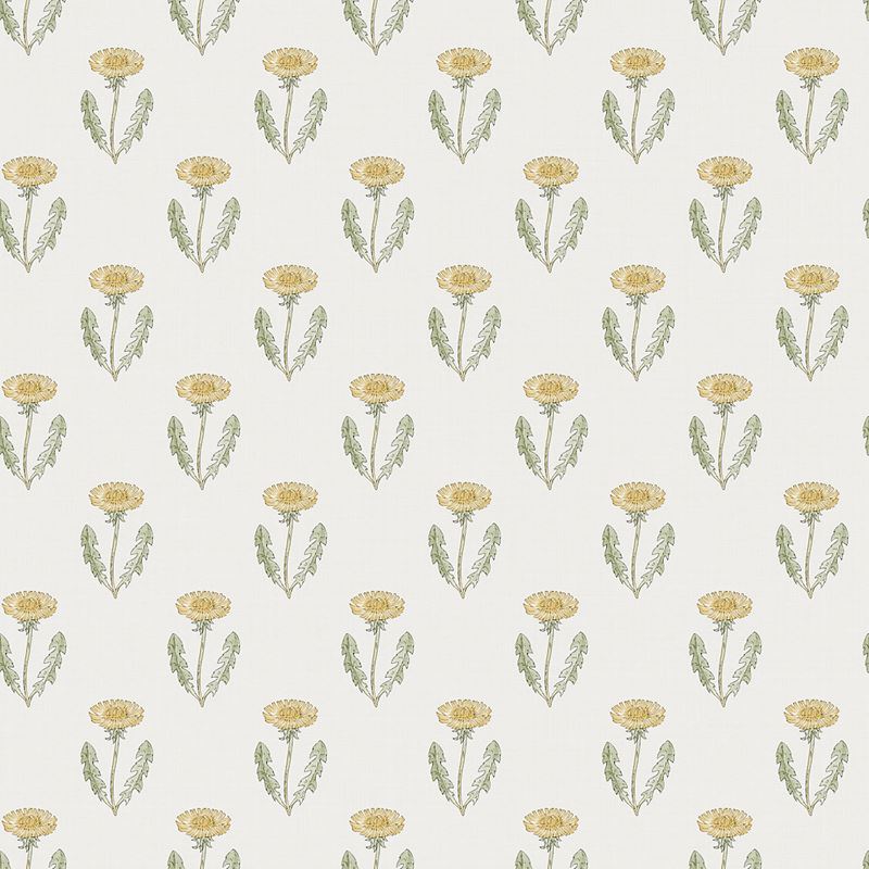 Scalamandre Wallpaper WSB0037S1013 Maskrosen Spring Green