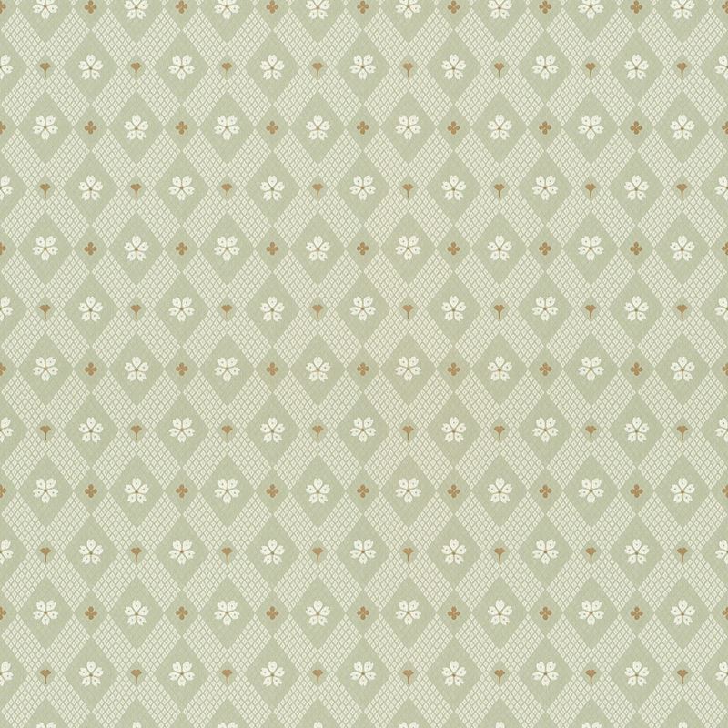 Scalamandre Wallpaper WSB00380238 Kimono Green
