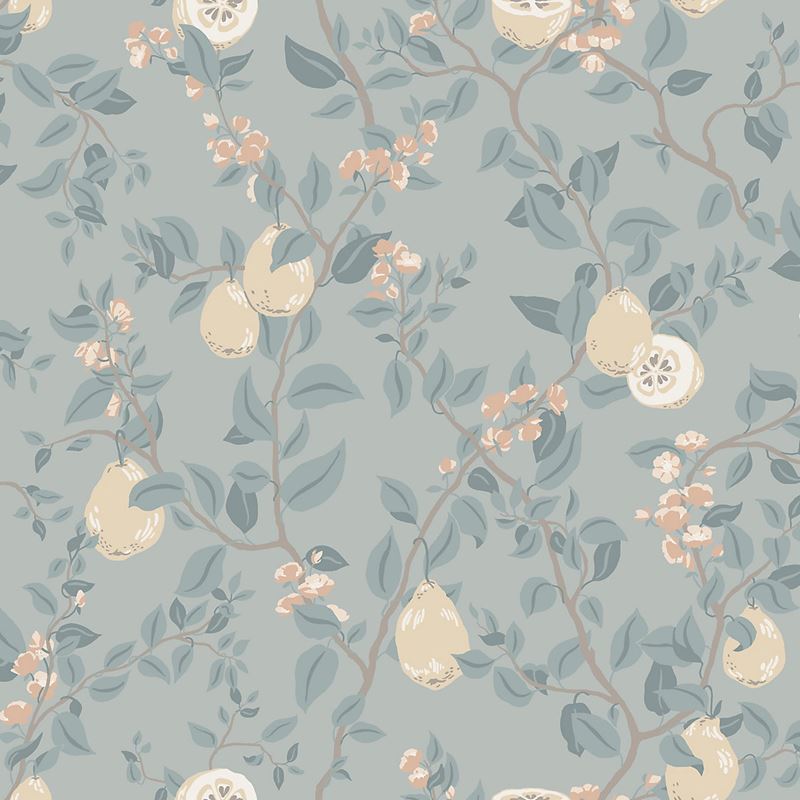 Scalamandre Wallpaper WSB00680432 Kvitten Soft Blue