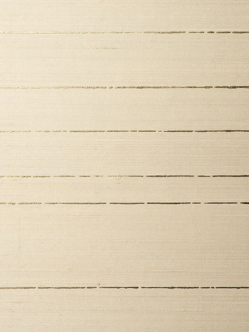 Scalamandre Wallpaper WTT651301 Lost Horizon Silk Ivory Mist