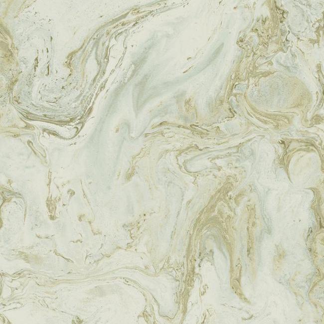 Oil & Marble Wallpaper - Green Whisper - York Wallcoverings - Y6231205