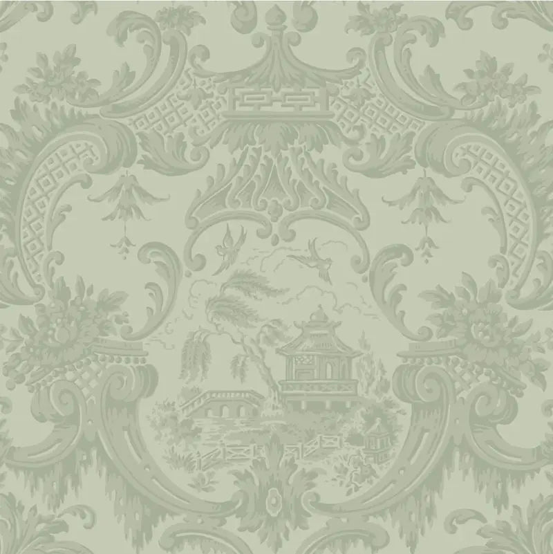 Cole & Son Wallpaper 100/3013.CS Chippendale China Olive