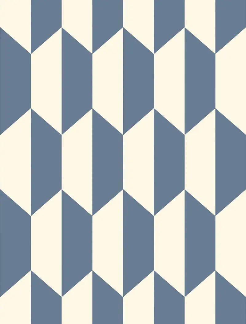 Cole & Son Wallpaper 105/12054.CS Tile Blue and White