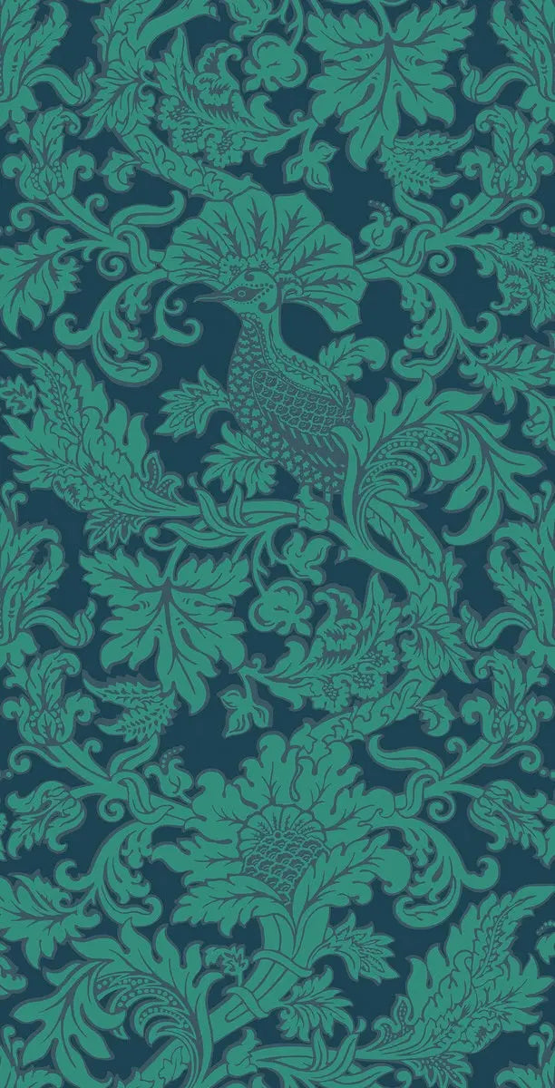 Cole & Son Wallpaper 108/1005.CS Balabina Midnight & Jade