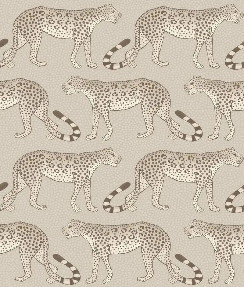 Cole & Son Wallpaper 109/2012.CS Leopard Walk Stone