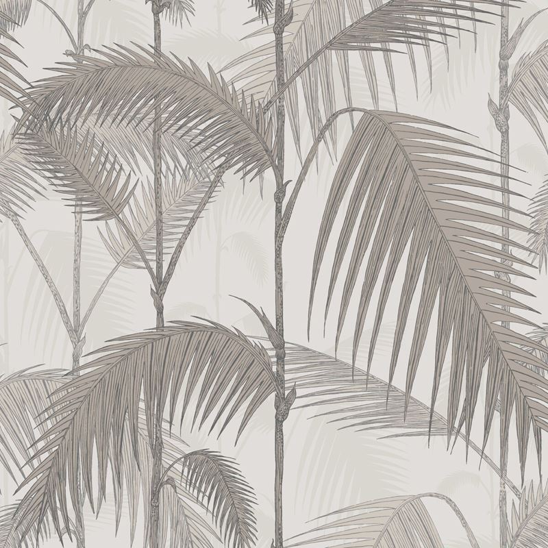 Cole & Son Wallpaper 112/1004.CS Palm Jungle Stone/Taupe