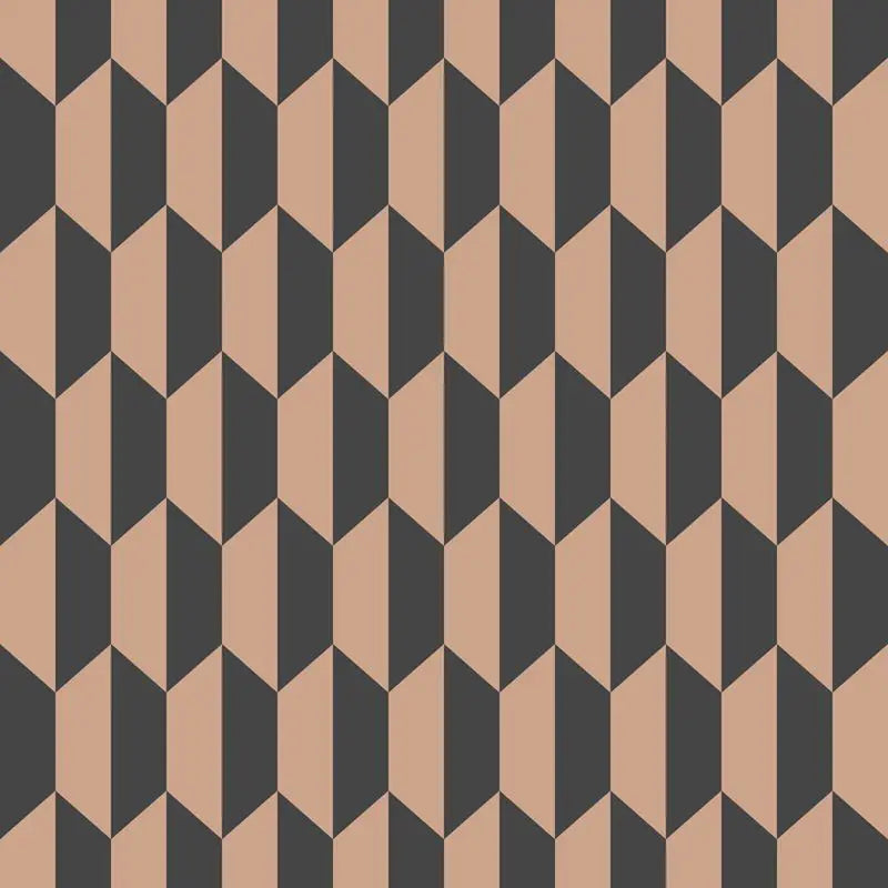 Cole & Son Wallpaper 112/5022.CS Petite Tile Charcoal/Bronze