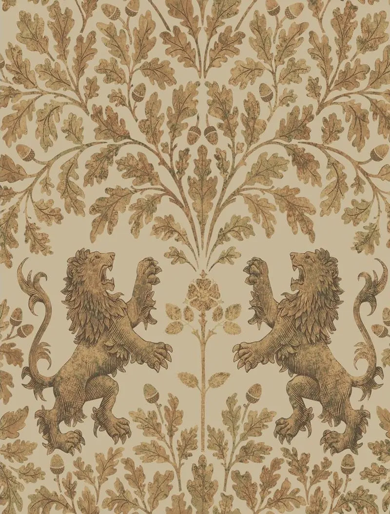 Cole & Son Wallpaper 116/10037.CS Boscobel Oak M Gold/Oat