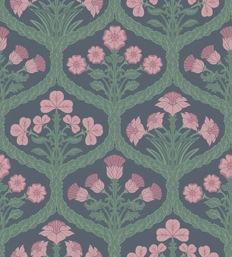 Cole & Son Wallpaper 116/3010.CS Floral Kingdom Rose/Fores