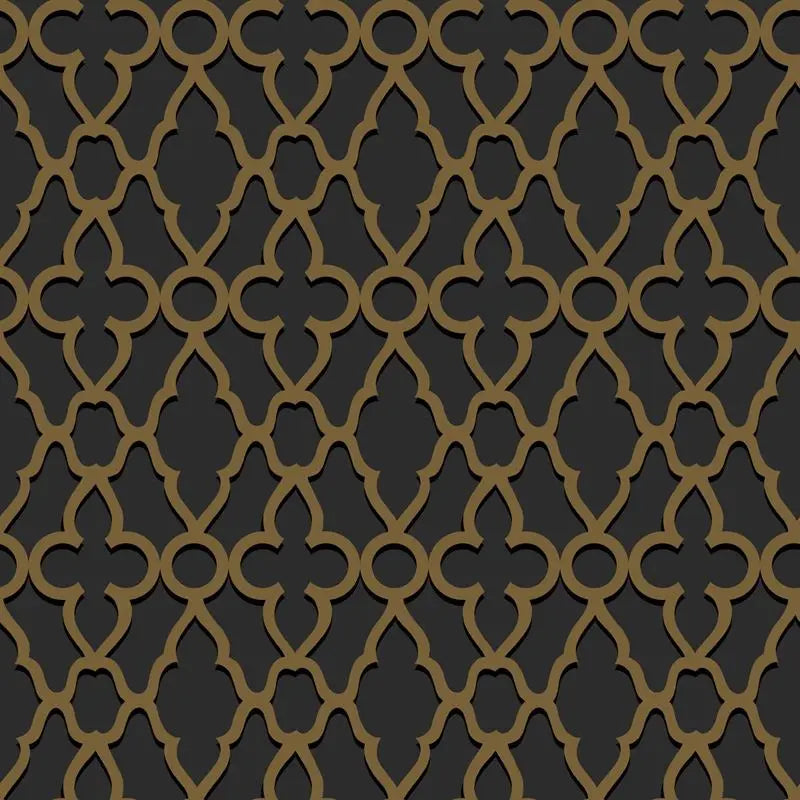 Cole & Son Wallpaper 116/6025.CS Treillage M Bronze/Char