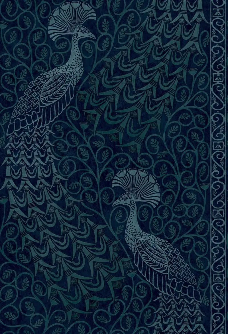 Cole & Son Wallpaper 116/8028.CS Pavo Parade M Petrol/Ink