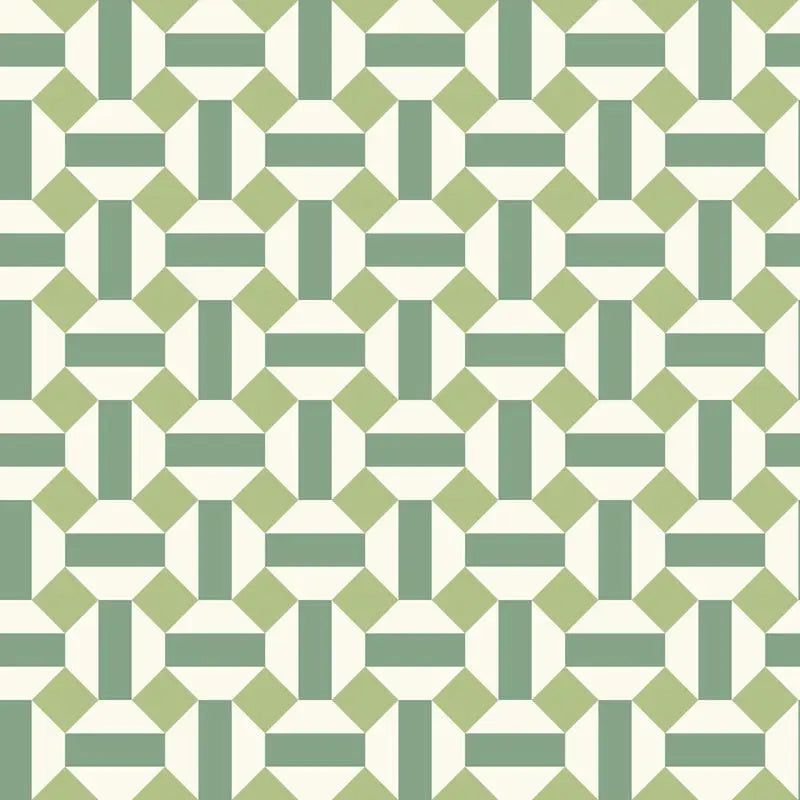 Cole & Son Wallpaper 117/12038.CS Alicatado Leaf Greens On Chalk