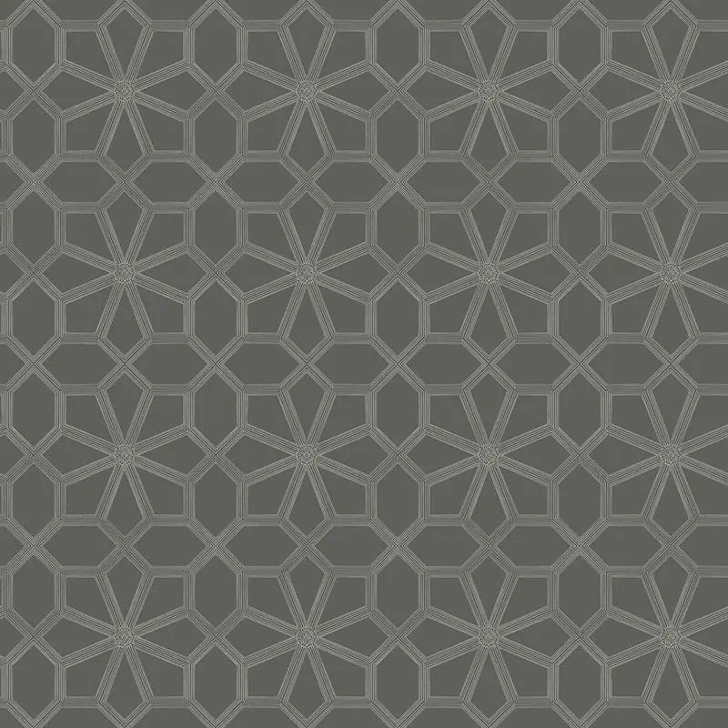 Cole & Son Wallpaper 118/16037.CS Wolsey Stars Chalk/Charcl