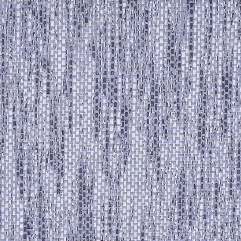 Phillip Jeffries Wallpaper 1280 Woven Wicker Blue Merge