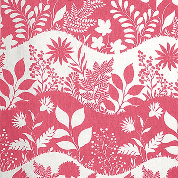 Schumacher Fabric 173971 Good Day Sunshine Flamingo