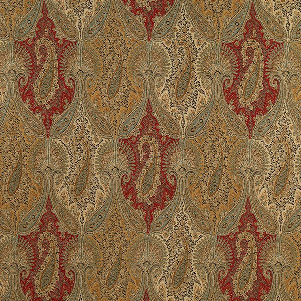 Schumacher Fabric 174380 Sarawak Paisley Tapestry