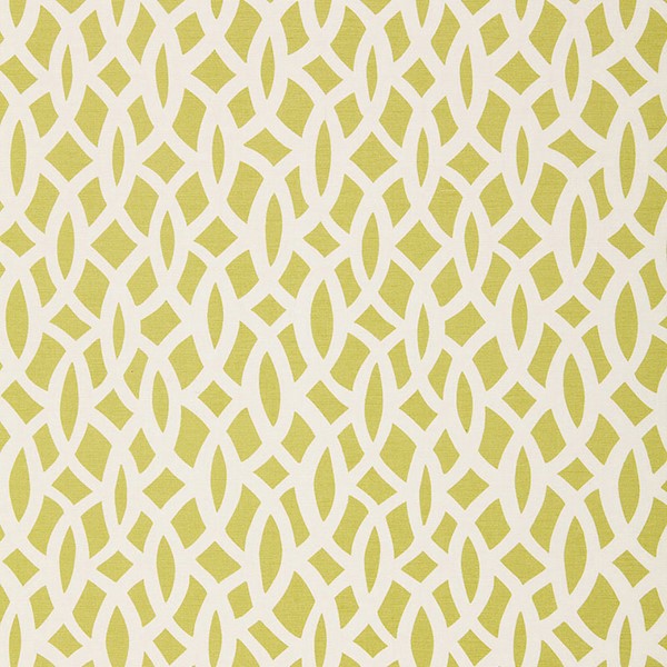 Schumacher Fabric 174491 Chain Link Chartreuse