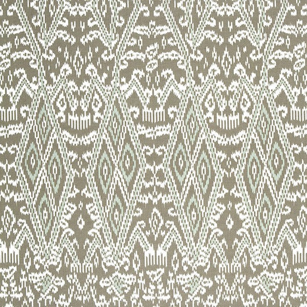 Schumacher Fabric 174751 Maya Ikat Print Greige