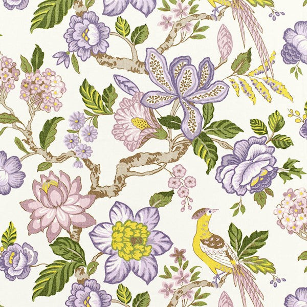 Schumacher Fabric 175563 Huntington Gardens Lavender